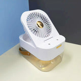 3 In 1 Portable Fan Air Conditioner Humidifier Cooling USB Fan