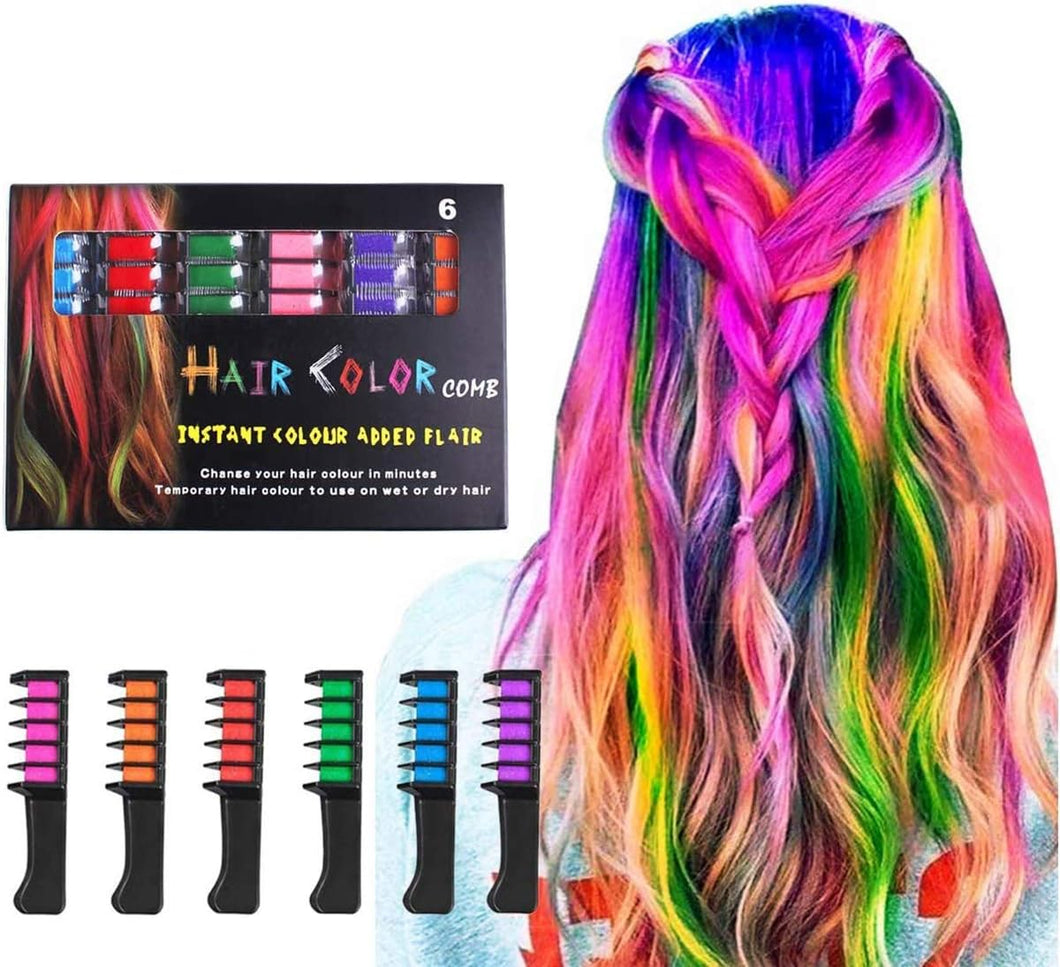 Hair Chalk Combs For Girls Kids